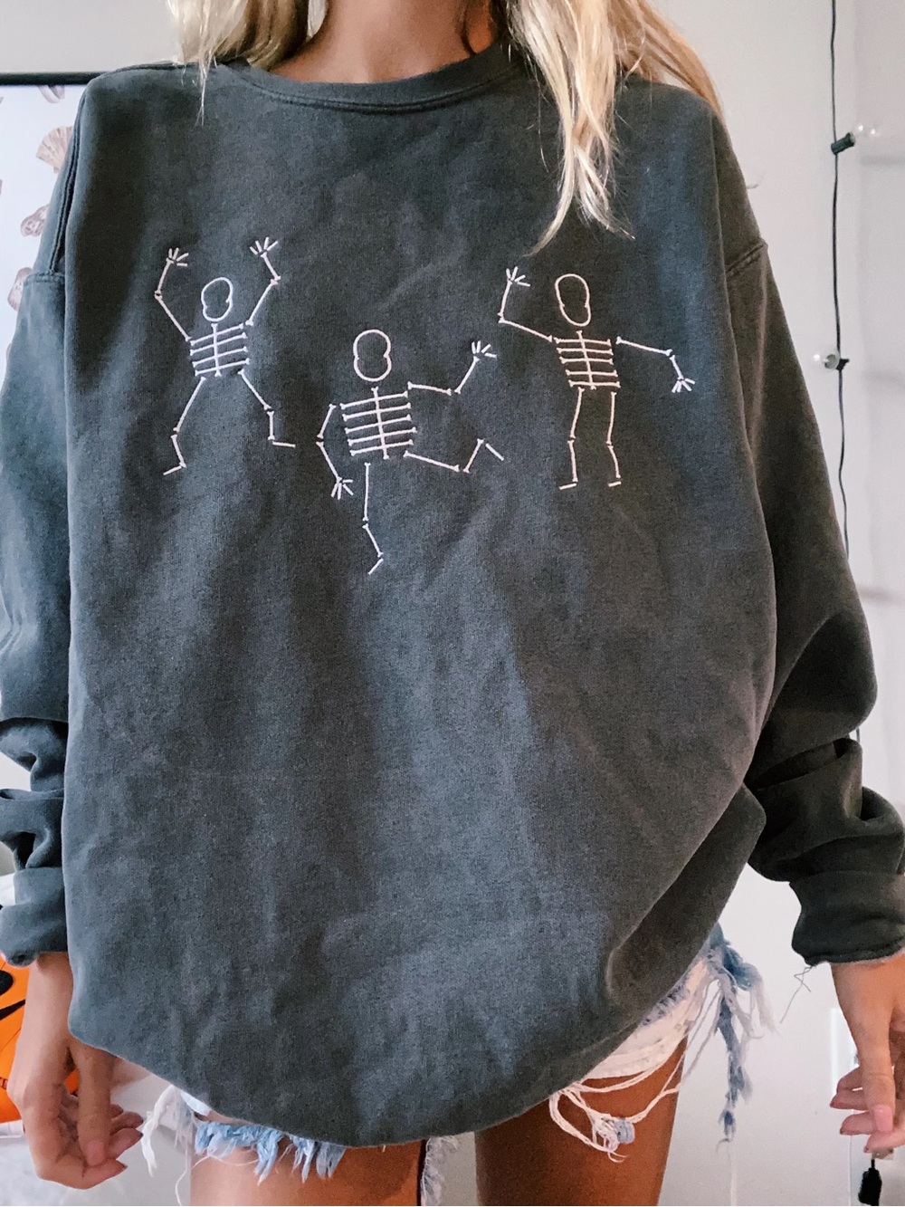 Dancing skeletons sweatshirt